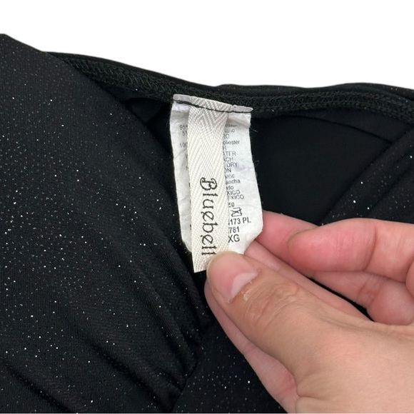 Bluebell Glittery Black Bustier Top - Picture 2 of 4